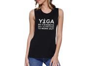 Yoga Pretend To Work Out Muscle Tee Cute Yoga Work Out Tank Top