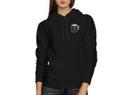 Coffee For Life Black Hoodie Pullover Fleece For Coffee Lovers