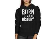 Born To Make history Black Hoodie Pullover Fleece Yuri on Ice