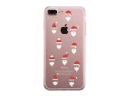 Santa Pattern iPhone 7 7S Plus Phone Case Clear Phonecase