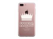 King iPhone 7 7S Plus Couple Matching Phone Case Clear Phonecase