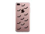 Bat Pattern Halloween iPhone 7 7S Plus Phone Case Clear Phonecase