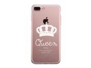Queen iPhone 7 7S Plus Couple Matching Phone Case Clear Phonecase