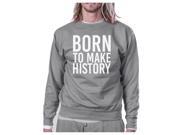 Born To Make History Unisex Grey Sweatshirt Yuri on Ice Inspired