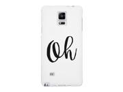 Oh White Ultra Slim Cute Design Phone Cases For Apple Samsung Galaxy LG HTC