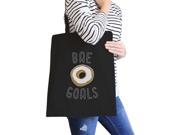 Bae Goals Black Cotton Eco Bag Cute Graphic Birthday Gifts For Him