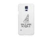 Home Where Pizza White Ultra Slim Phone Cases For Apple Samsung Galaxy LG HTC