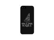 Home Where Pizza Black Ultra Slim Phone Cases For Apple Samsung Galaxy LG HTC