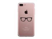 Nerdy Eyeglasses iPhone 7 7S Plus Phone Case Clear Phonecase