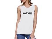 365 Printing It s All Good Baby Womens White Muscle Top Cute Gift Ideas For Wife