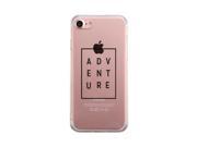 Adventure iPhone 7 7S Simple Phone Case Cute Clear Phonecase