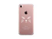 Cat Face iPhone 7 7S Phone Case Cute Clear Phonecase For Cat Lover