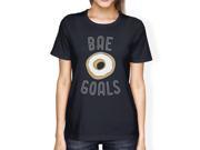 Bae Goals Women s Navy T shirt Cute Graphic Shirt Fun Gift Ideas