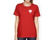 Melting Heart Women s Red T shirt Cute Graphic Gift Ideas Birthdays