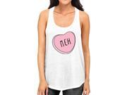 Meh Heart Women s Cotton Tank Top Lovely Design Heart Printed