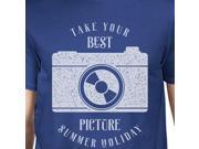 UPC 747989578358 product image for Take Your Best Picture Vintage Summer Unique Graphic Tshirt For Men | upcitemdb.com