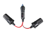 Car Cigarette Lighter Adapter Two Way Double Plug 12V New Outlet Splitter
