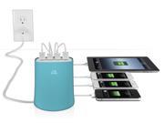 CHIL Power Share Reactor Multi Device 5.1 Amp Charging Station Teal 0212 4924