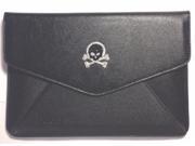 DEOS Swarovski Crystal Skull Tech Clutch Leather Sleeve Case For Apple iPad Mini