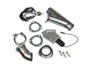 Maxon 2.5 63mm Electric Exhaust Cutout Catback Downpipe Valve System Kit Switch