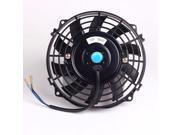 Maxon 7 Black Slim Fan Push Pull Electric Radiator Cooling 12V Mount Universal Kit