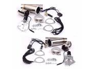 Maxon 2X 2.5 63mm Electric Exhaust Cutout Catback Downpipe Valve System Kit Switch