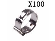Maxon 100Pcs 3 4 PEX 304 Stainless Steel Clamp Cinch Rings Crimp Pinch Fittings