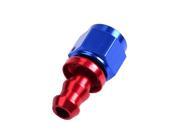 Maxon AN6 6 AN Straight Push Lock Hose End Fitting Adaptor Oil Fuel Line Male Fitting Red Blue