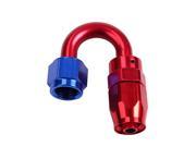 Maxon AN10 10 AN 180 Degree Fuel Swivel Oil Hose End Fitting Adapter Aluminum Red Blue