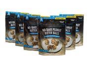 Bannock No Bake Peanut Butter Balls 6 Pouches 15 Servings Gluten Free Freeze Dried Camping Hiking Backpacking Dessert Cook in Pouch Camp Treat