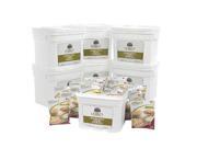 Bulk Dehydrated Survival Food Storage 720 Large Servings 185 Lbs Emergency Freeze Dried Prepper Supply 25 Year Shelf Life Survival Meals