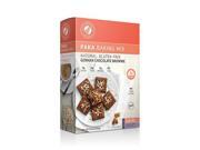 Paka German Chocolate Brownie Baking Mix 12 Oz Non GMO Low Net Carb Calorie Gluten Free Desserts Protien Fiber Healthy Snacks Treats