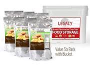 Legacy Essentials Long Term Potato Dices 15 Year Shelf Life Dehydrated Diced Spuds for Emergency Food Storage Supply Quantity 6 in Bucket