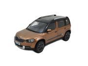 Paudi Model 1 18 Skoda Yeti 2013 Brown Diecast Model Car