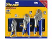 IRWIN Tools VISE GRIP Locking Pliers Set Fast Release 3 Piece with Kitbag 1771882