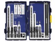 IRWIN 1881131 Impact Performance Series Concrete Screw Drill Drive Installation Set with Pro Set Case for 3 16 Inch and