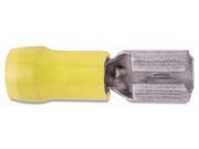 Stakon RC10 250F Female Disconnect Nylon Insulated 1.04 Inch Length by 0.29 Inch Width Yellow 50 Pack