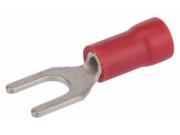 Vinyl Insulated Spade Terminal Small Packs 22 18 Wire Size 6 Stud Size 0.224 Width 0.896 Length