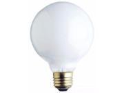 Westinghouse 0312100 25w 120v White Incandescent G25 Light Bulb 1500 Hour 180 Lumen Pack of 12