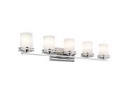 Kichler 5085 Hendrik 43 Wide 5 Bulb Bathroom Lighting Fixture