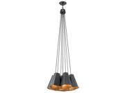 Kichler 42796BK Seven Light Pendant