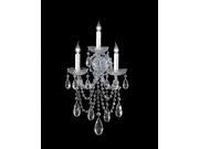Crystorama Maria Theresa Wall Sconce Hand Cut Crystal 4423 CH CL MWP