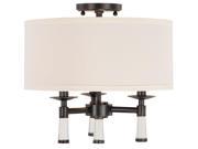 Crystorama 8863 OR_CEILING Three Light Ceiling Mount