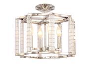 Crystorama 8854 PN_CEILING Four Light Ceiling Mount