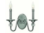 Hinkley 4952PL Two Light Wall Sconce