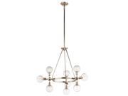 Kichler 42474PN Nine Light Chandelier