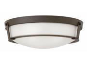 Hinkley 3226OB-WH-LED One Light Flush Mount Hinkley 3226OB-WH-LED One Light Flush Mount