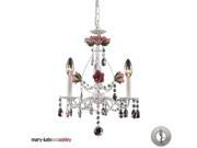 Elk Mary Kate and Ashley 3 Light Chandelier in Antique White 4053 3 LA