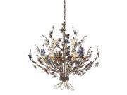 ELK Brillare 9 Light Chandelier With Multicolor Crystal Florets 9108 6 3