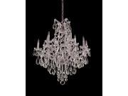 Crystorama Maria Theresa Chandelier Hand Cut Crystal 4413 CH CL MWP